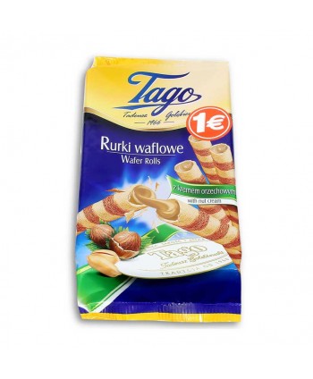 PASTELERIA TUBITO TAGO RELL. AVELLANA 12X150GR