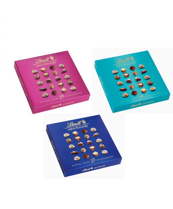 LINDT MINI PRALINES 8UNDX100GR.