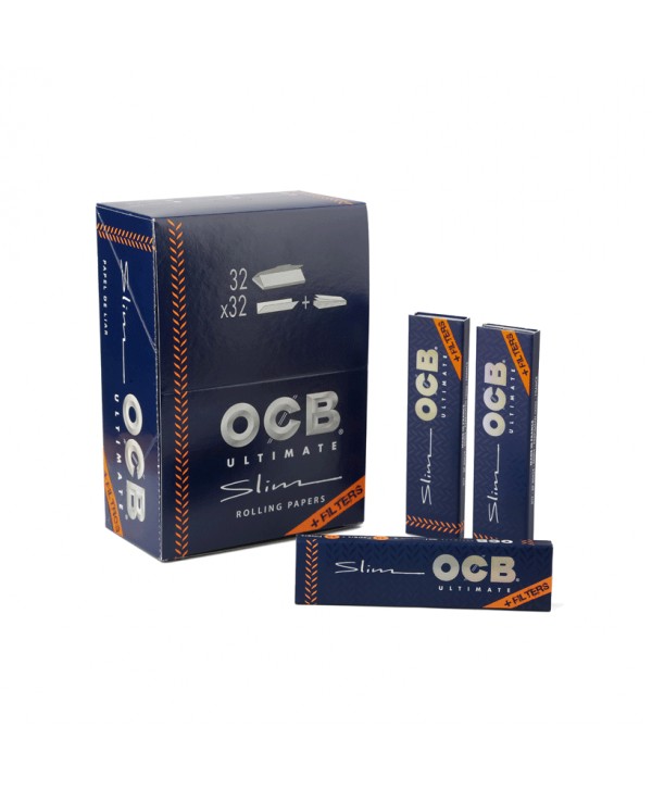 OCB PAPEL SLIM ULTIMATE + FILTOS 32X32 WP06109