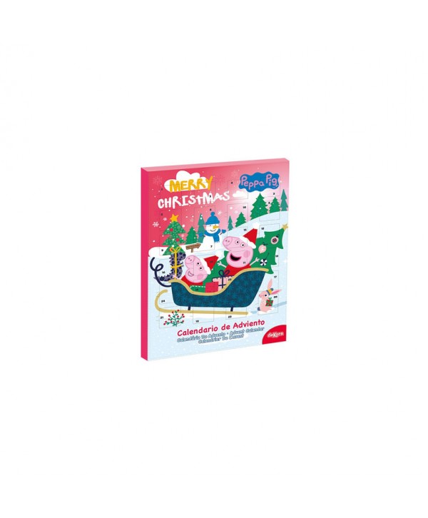 CALENDARIO NAVIDAD PEPPA PIG 24X50GR.