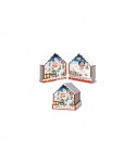 KINDER CALENDARIO ADVIENTO CABAÑA T24X7X184GR.