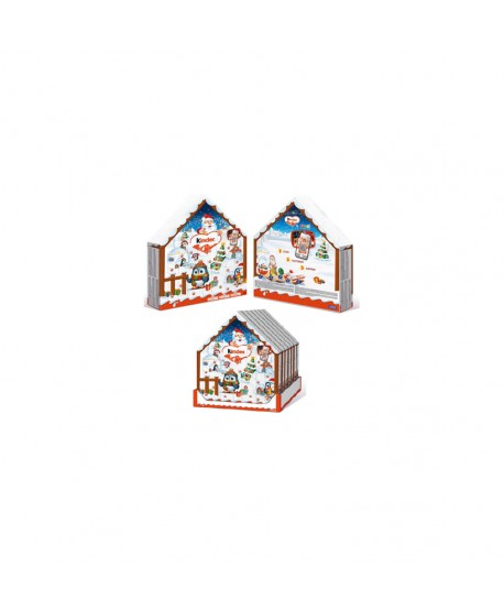 KINDER CALENDARIO ADVIENTO CABAÑA T24X7X184GR.