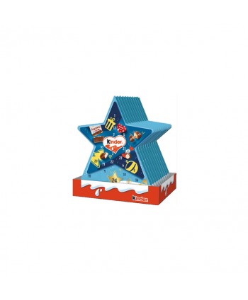 KINDER CALENDARIO ADVIENTO ARBOL-ESTRELLA  T24X10X149GR.