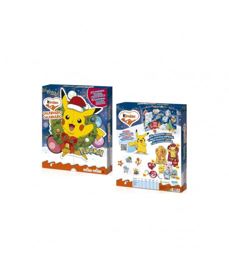KINDER CALENDARIO ADVIENTO POKEMON 9X198GR.