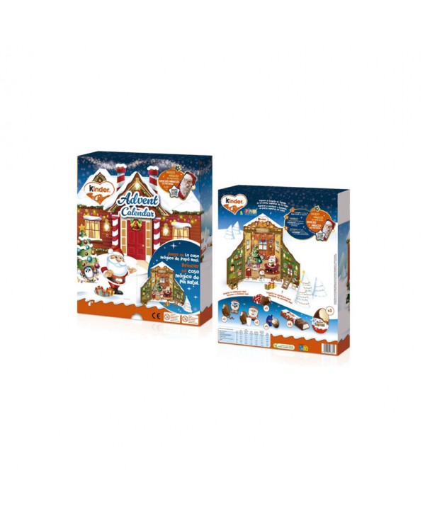 KINDER CALENDARIO ADVIENTO POLO NORTE 7X213GR.