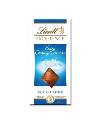 LINDT EXCELL. LECHE EXTRA CREAMY 20X100GR.