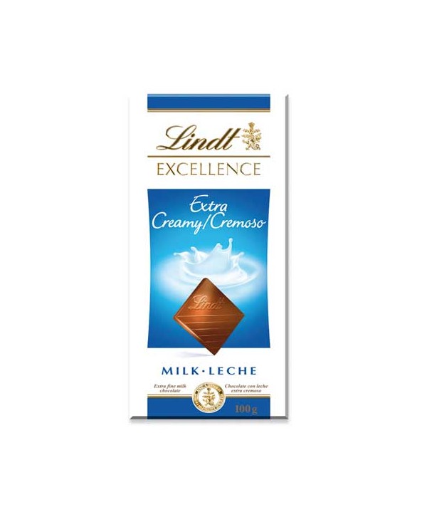 LINDT EXCELL. LECHE EXTRA CREAMY 20X100GR.