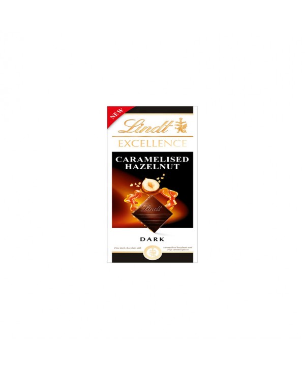 LINDT EXCELL. AVELLANA CARAMELIZADA 20X100GR.