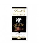 LINDT EXCELL. 90% CACAO 20X100GR.