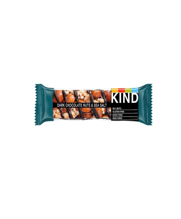BARRITAS KIND DARK CHOCOLATE NUTS&SALT 12X40GR.