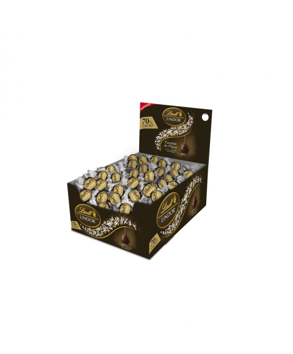 LINDT LINDOR 70% CACAO BULK 2KG.