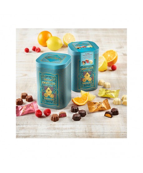 AMATLLER LATA FLORS SURTIDO FRUTAS 6X108GR.