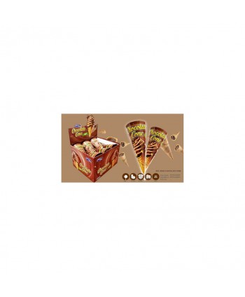 CHOCOLATE CONE 12UN.X18GR.