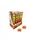 BURGER GUMMY STICK 20UN.X18GR.