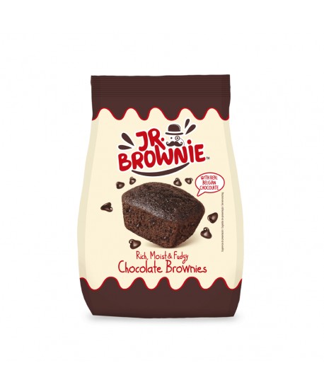 JR. BROWNIE CHOCOLATE BELGA (8UN.)12X200GR.