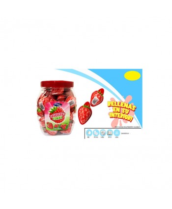 RASPBERRY JELLY GUMMY 50UN.X18GR.