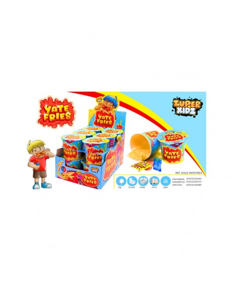 YATE FRIES POPPING CANDY 12X61GR.