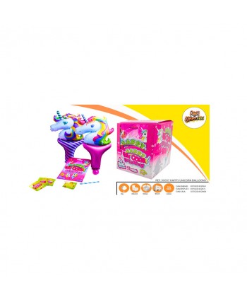 HAPPY UNICORN BALLOONS 18X8GR.