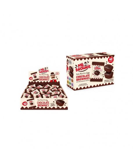 MR. BROWNIE CHOCOLATE DISPLAY ENVUELTO 40UNX1KG.