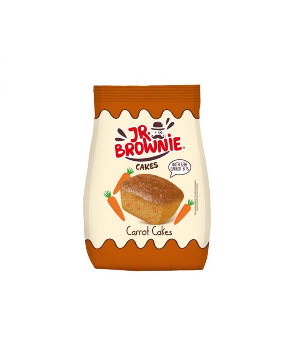JR. BROWNIE CARROT CAKES (8UN.)12X200GR.