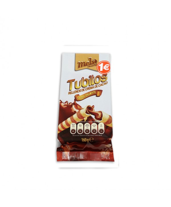 PASTELERIA TUBITO MELS RELL. CREMA CACAO 18X160GR.