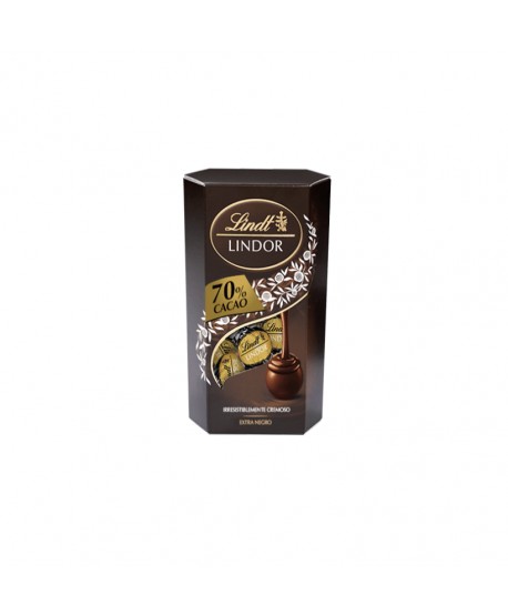 LINDT CORNET 70%CACAO 8X200GR.