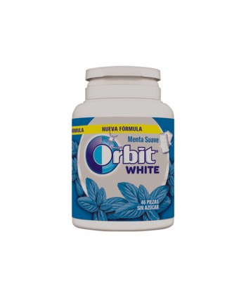 ORBIT BOX WHITE MENTA SUAVE 6X64GR.(46GRAGEAS)