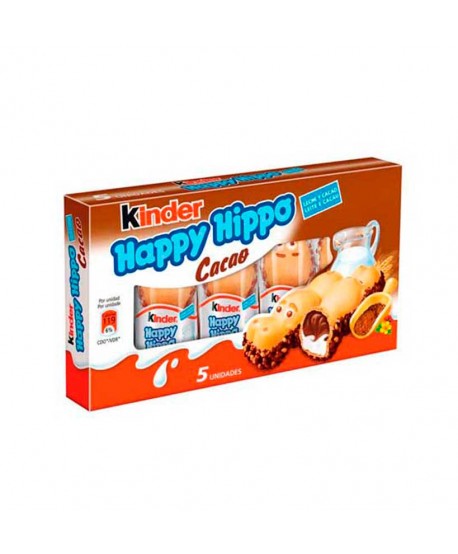 KINDER HAPPY HIPPO CACAO T5X10UND.