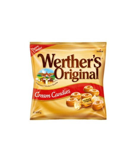 WERTHER´S ORIGINAL CL. CREAM CANDIES 15UNX135GR.