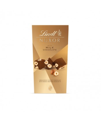 LINDT NUXOR MILK HAZELNUTS 8X165GR.