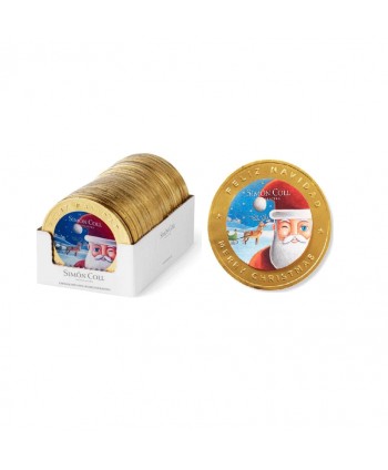 MEDALLON 100MM PAPA NOEL 15UN.X60GR.