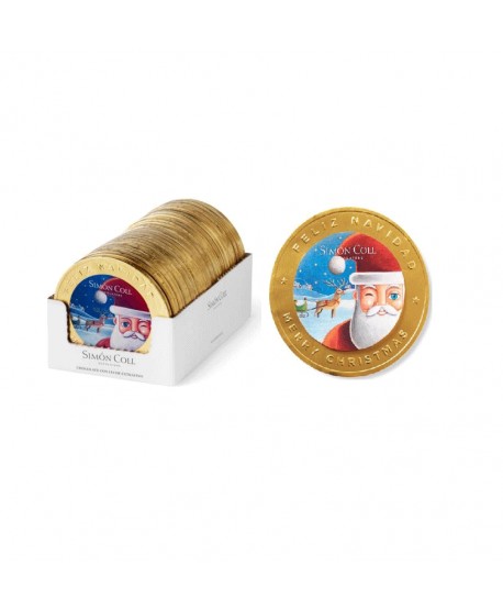 MEDALLON 100MM PAPA NOEL 15UN.X60GR.