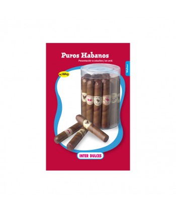 PUROS HABANEROS CHOCOLATE TARRO 20U.