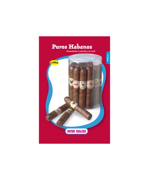 PUROS HABANEROS CHOCOLATE TARRO 20U.
