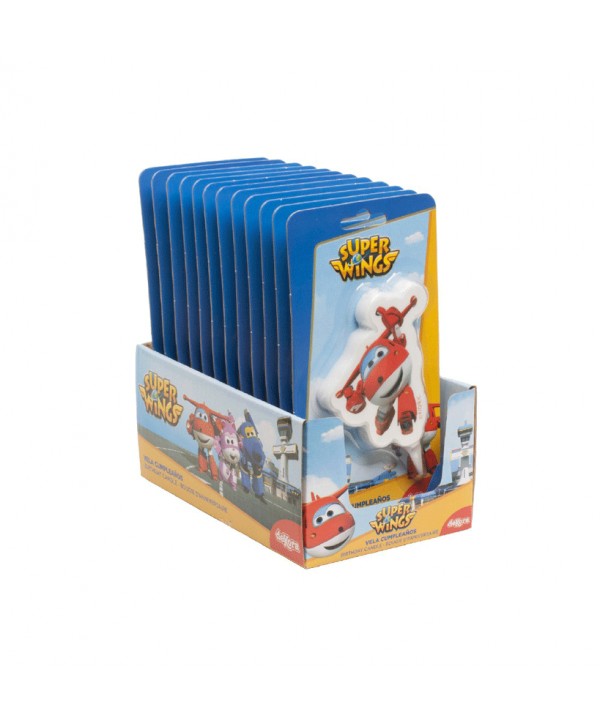 VELA SUPER WINGS JETT 2D 7,5CM.12UN.REF.346177