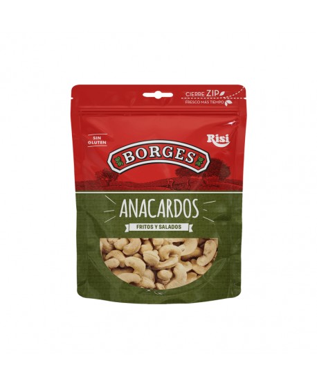 BORGES ANACARDOS FRITOS Y SALADOS 8X80GR.