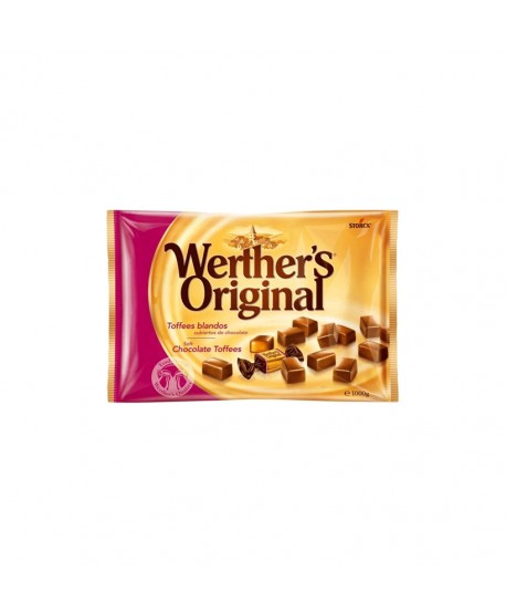 WERTHER´S SOFT CHOCOLATE TOFFEES BOLSA 1KG.