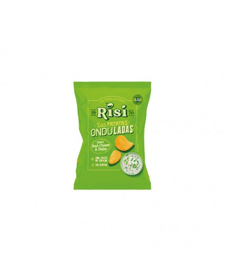 PAPAS ONDULADAS SOUR CREAM ONION 18X40GR.