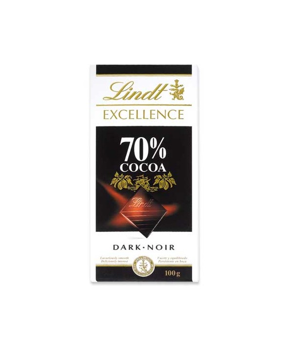 LINDT EXCELL. 70% 20X100 GR.