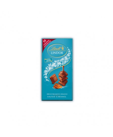 LINDOR SALTED CARAMEL SINGLES 20X100GR