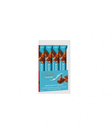 LINDT LINDOR STICK SALTED CARAMEL 24X38GR.