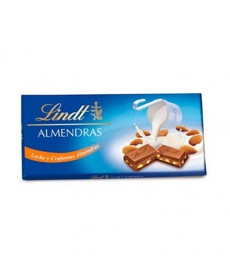 LINDT LECHE ALMENDRAS 20X100GR.