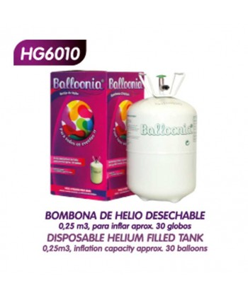 BALLOONIA BOMBONA DE HELIO 0,25m3 ART.HG6010